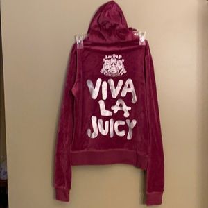 Juicy Couture Velour Track Suit Top NWT Burgundy